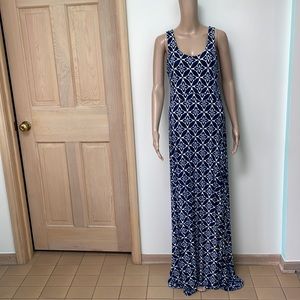 Old Navy Maxi dress blue batik